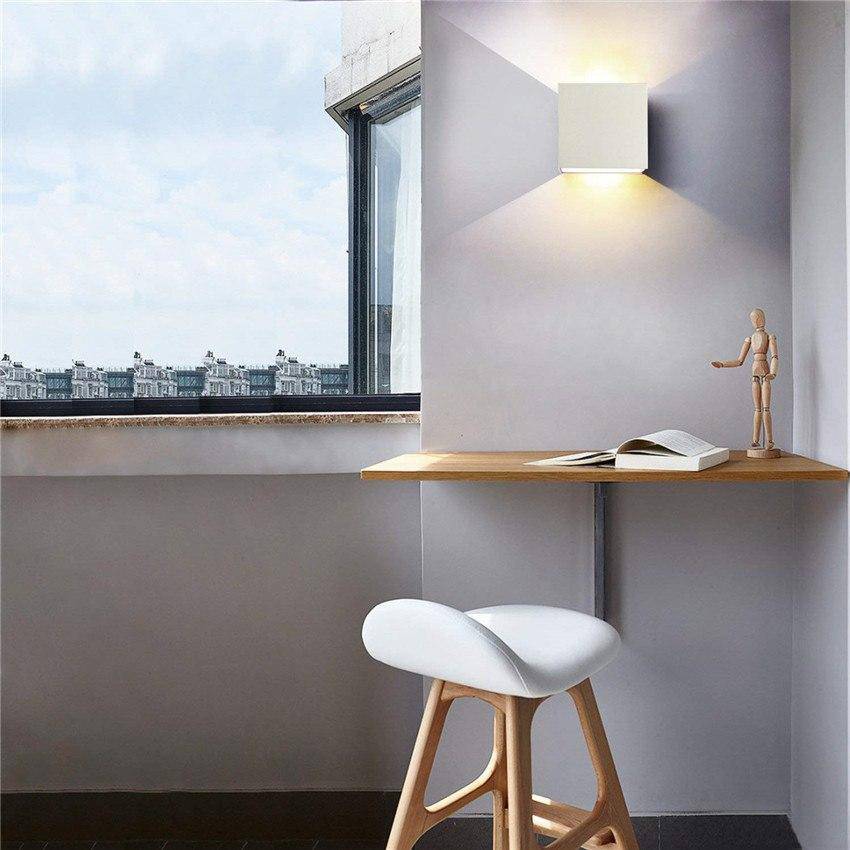 Applique murale LED cubique simple Reading - vue 3 sur 4