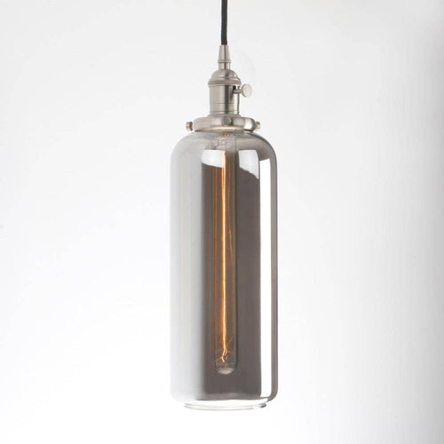 Suspension design cylindre en verre Reflective