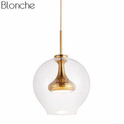 Suspension design en verre arrondi à LED Glass - vue 8 sur 9