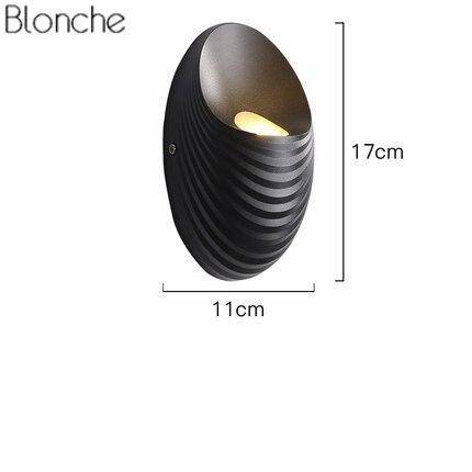 Applique murale design LED aux formes ovales Indoor