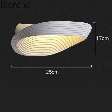 Applique murale design LED aux formes ovales Indoor