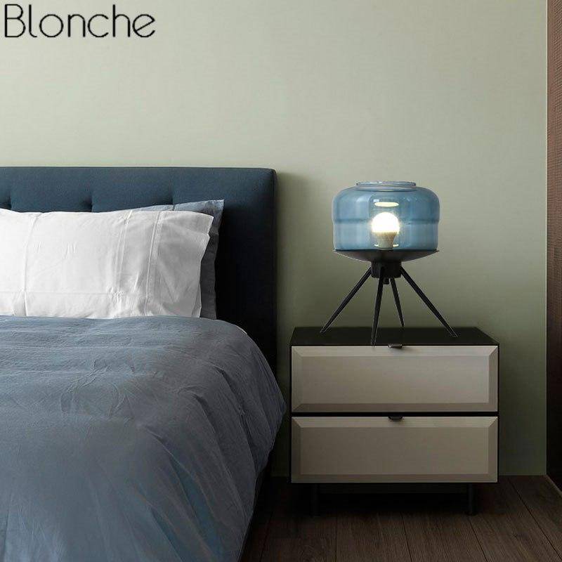 Lampe à poser design LED avec boule en verre Postmodern - vue 2 sur 6