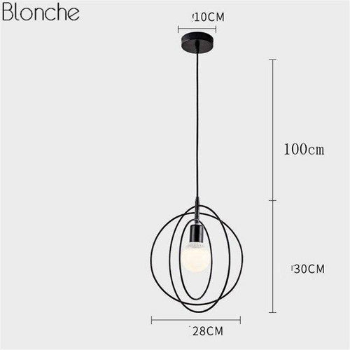 Suspension LED à plusieurs formes ajustables