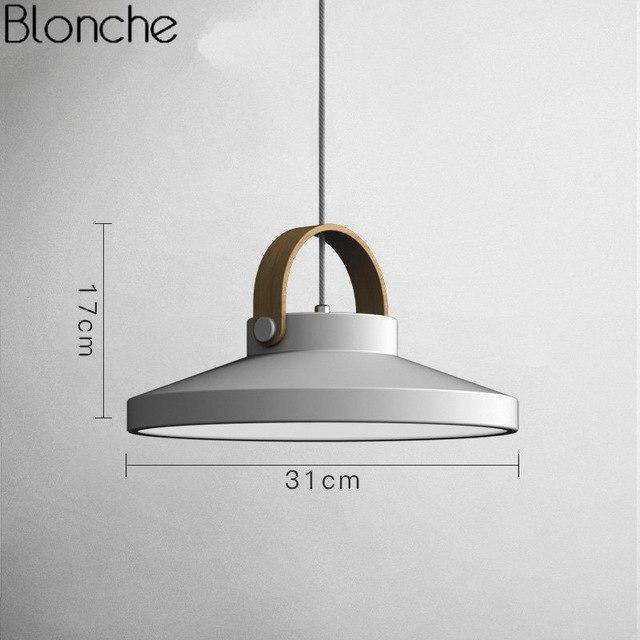 Suspension design LED en bois et métal Moderna - vue 9 sur 21