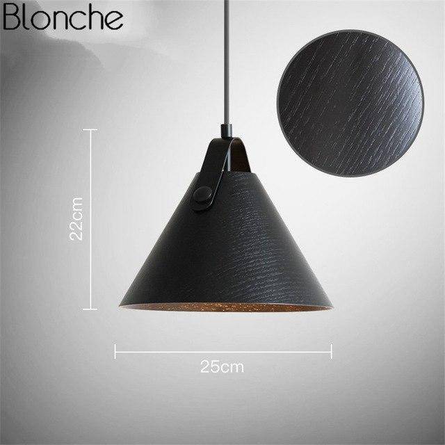 Suspension LED en bois et métal coloré Hanging - vue 9 sur 11