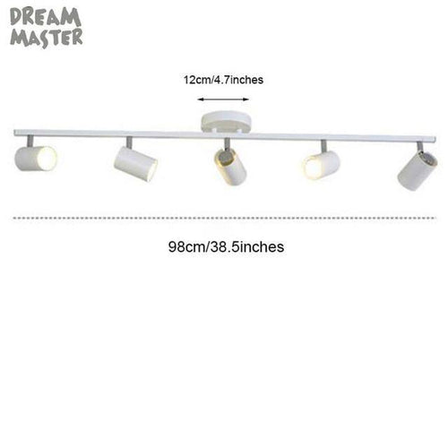 Barre spots LEDs ajustables moderne