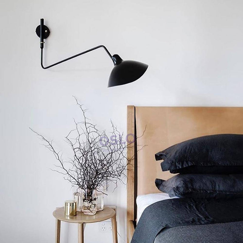 Applique murale design LED dirigeable style retro Swing