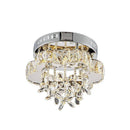 Plafonnier LED en cristal en forme de fleur