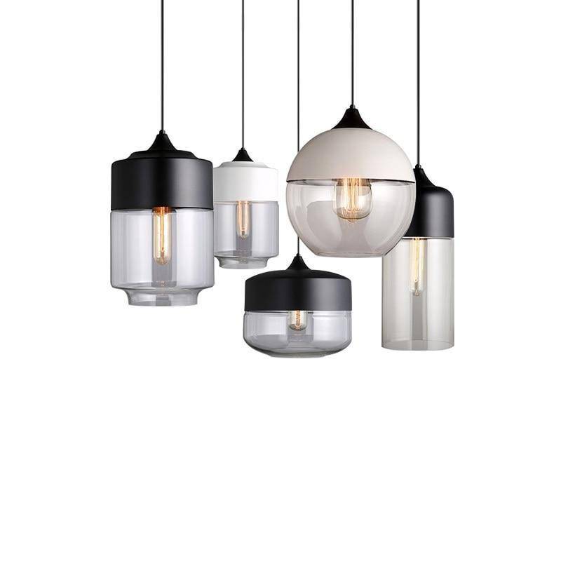 Suspension design en verre et métal moderne (plusieurs formes) - vue 4 sur 13