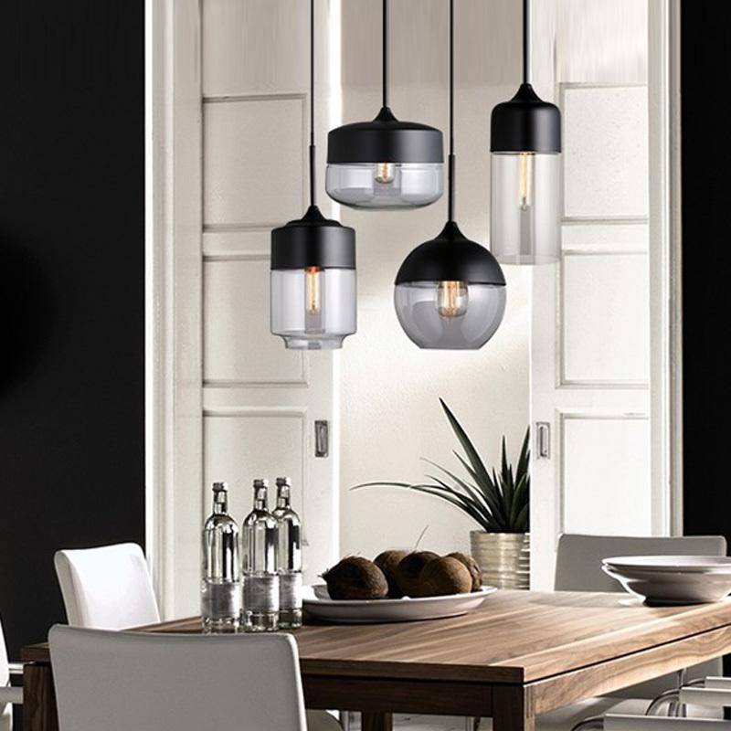 Suspension design en verre et métal moderne (plusieurs formes) - vue 3 sur 13