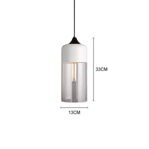 Suspension design en verre et métal moderne (plusieurs formes)