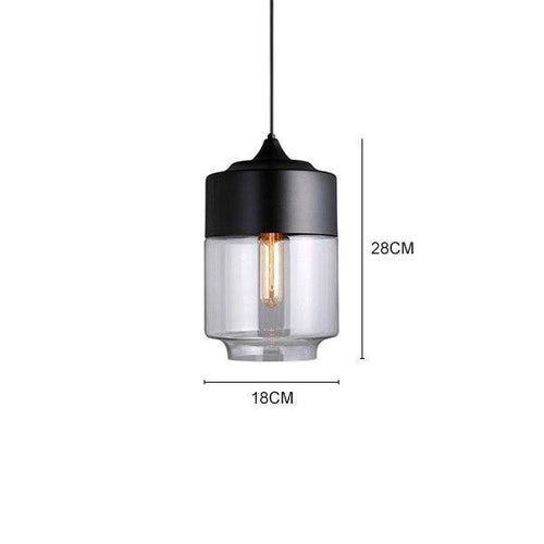 Suspension design en verre et métal moderne (plusieurs formes)