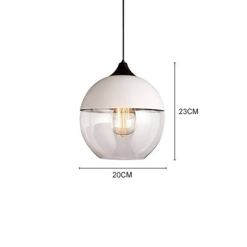 Suspension design en verre et métal moderne (plusieurs formes)