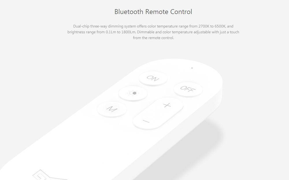 Plafonnier LED rond à télécommande bluetooth - vue 5 sur 6