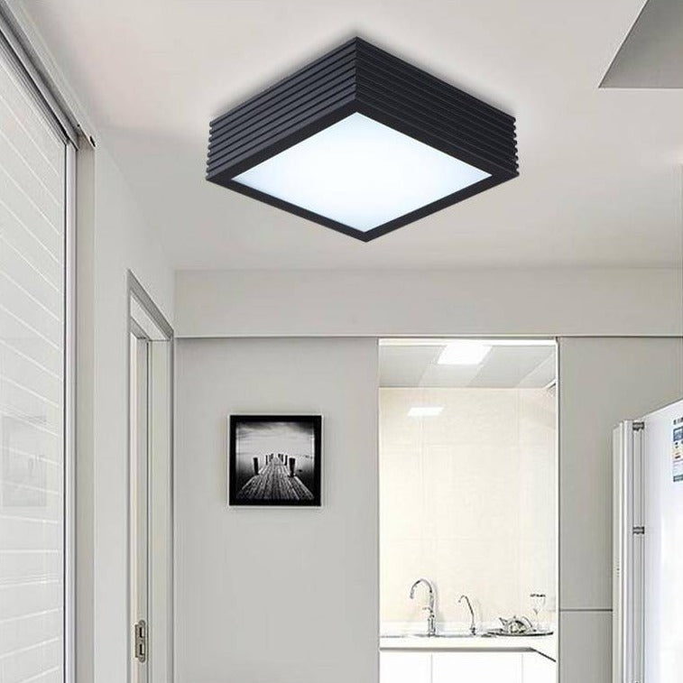 Plafonnier LED carré en métal Stepless - vue 5 sur 5