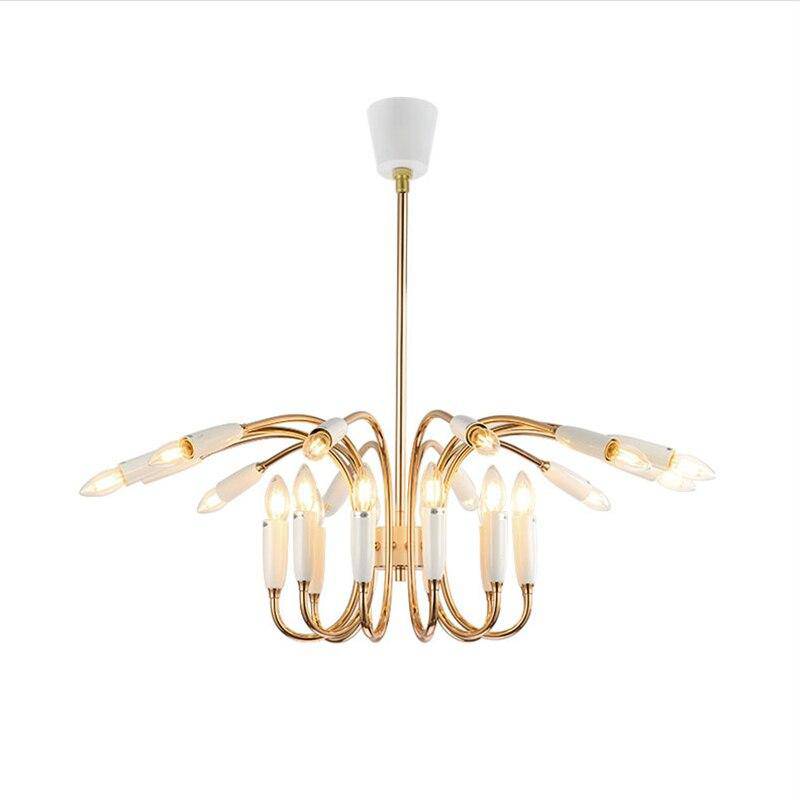 Lustre design bras arrondi doré Head