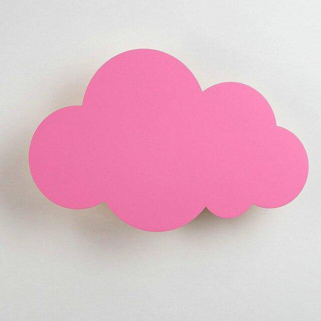 Applique murale enfant à LED nuage coloré