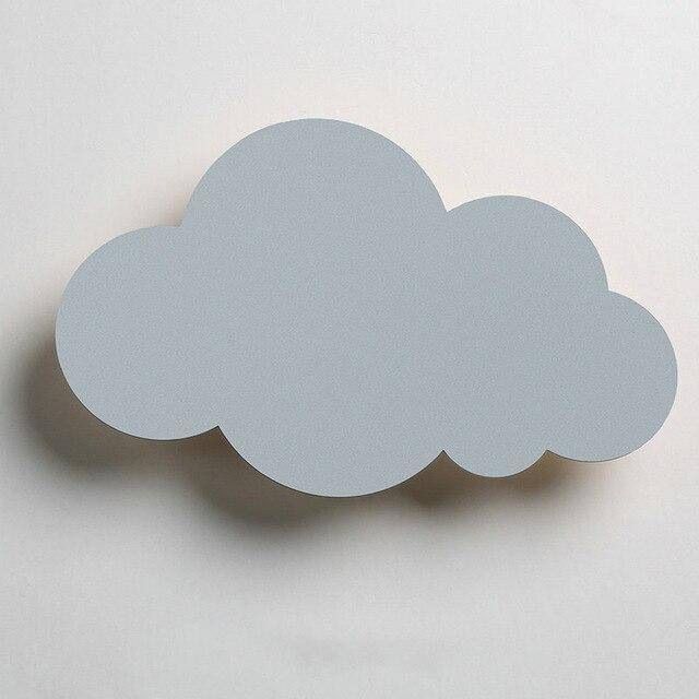 Applique murale enfant à LED nuage coloré