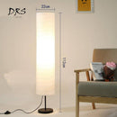 Lampadaire moderne avec abat-jour cylindrique en en papier Floor