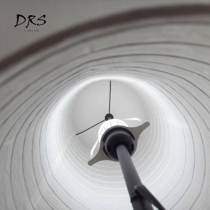 Lampadaire moderne avec abat-jour cylindrique en en papier Floor