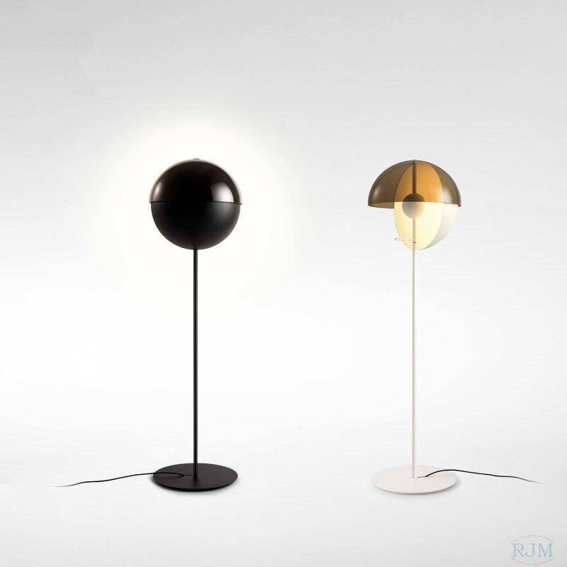 Lampadaire LED design lampe en boule changeable Lamp - vue 6 sur 11