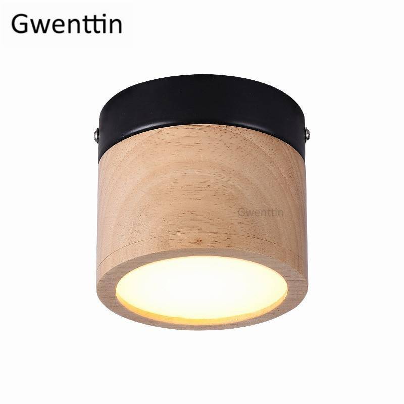 Spot cylindrique LED en bois Wooden - vue 6 sur 5