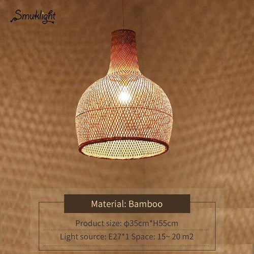 Suspension moderne forme en bambou Work - vue 14 sur 14
