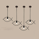 Suspension design forme de poisson
