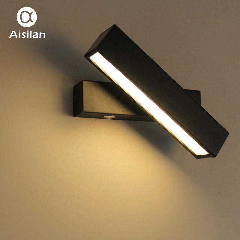 Applique design LED moderne ajustable en bois - vue 5 sur 5