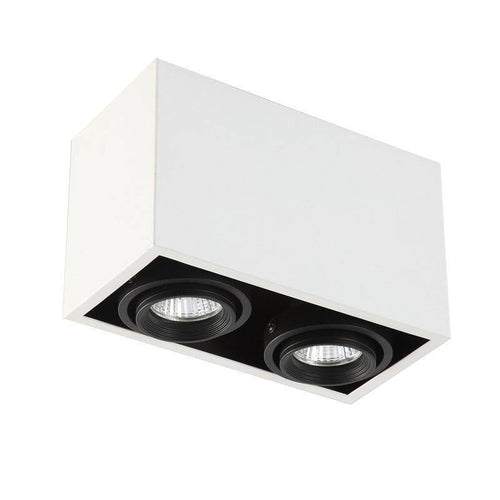 Plafonnier rectangulaire à spots LED orientables - vue 4 sur 3