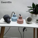 Suspension ciment style terrazzo de couleur Vintage