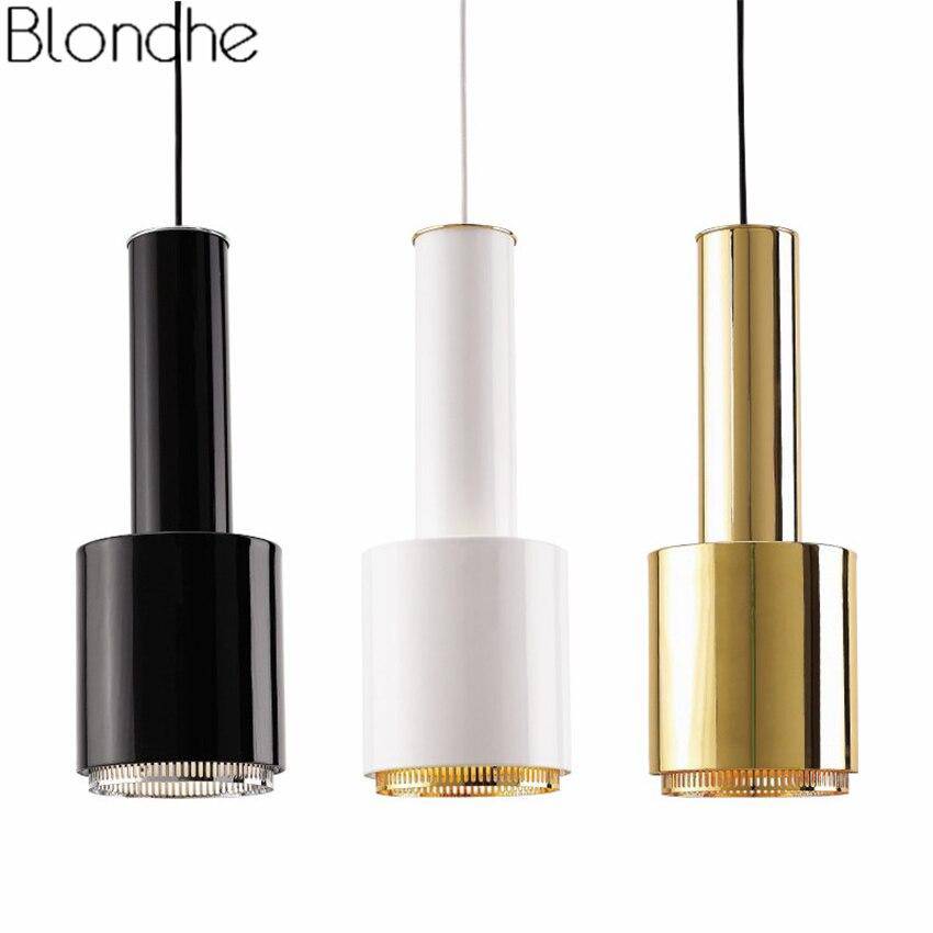 Suspension design LED en tube métal style Loft Industriel - vue 7 sur 7