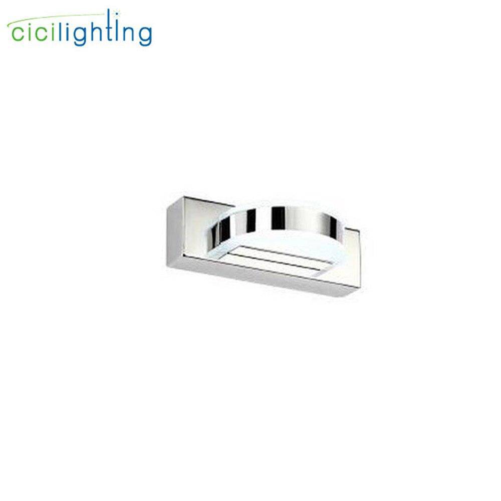 Applique murale LED chromée avec lampes pour miroir - vue 8 sur 7