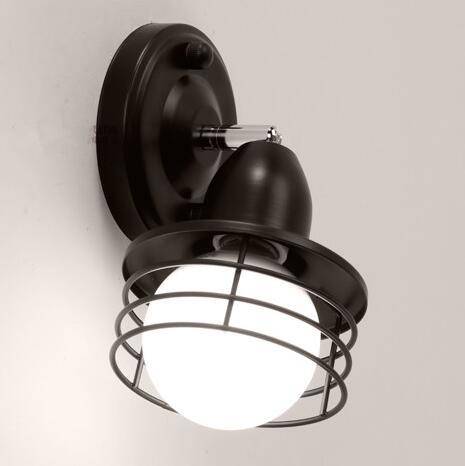 Applique murale LED extérieur style cage en métal - vue 5 sur 5