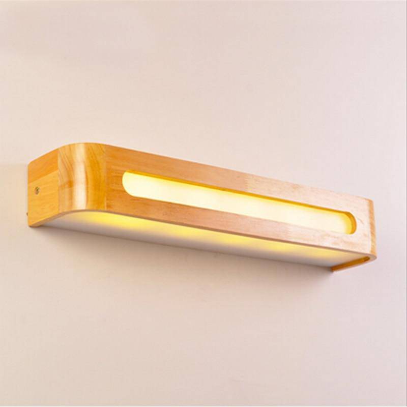 Applique murale barre en bois à LED Contract - vue 4 sur 5