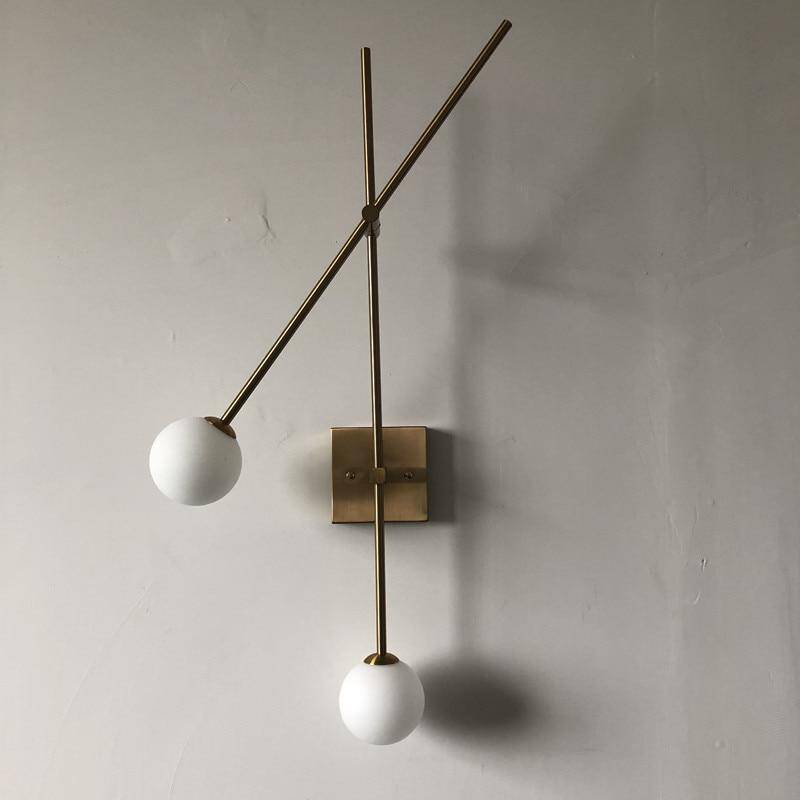 Applique murale design LED branches croisées Fixture - vue 5 sur 6