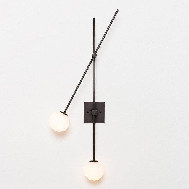 Applique murale design LED branches croisées Fixture