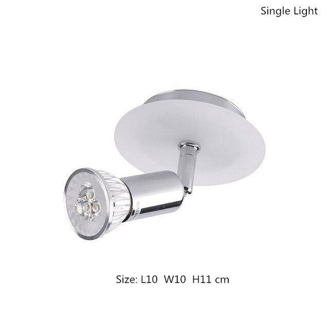 Plafonnier LED chromé à spots Home - vue 6 sur 8