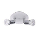 Plafonnier LED chromé à spots Home