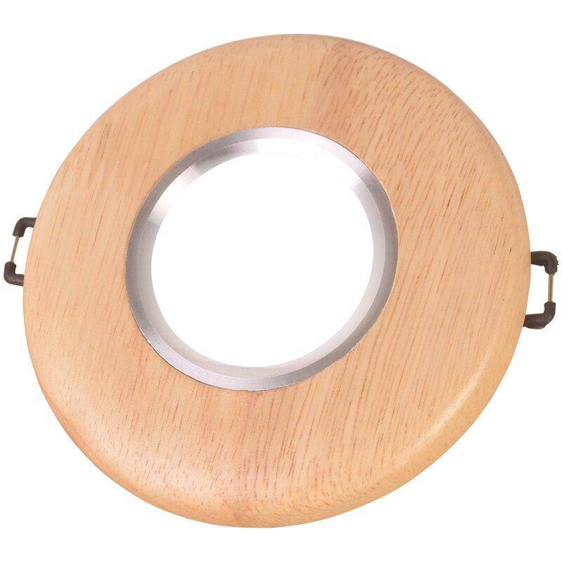 Plafonnier à LED spot en bois Aibiou
