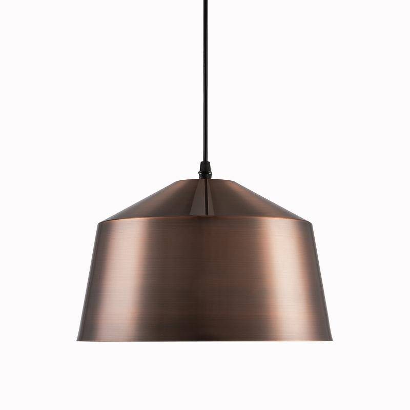 Suspension design à LED style cuivre Loft - vue 3 sur 5