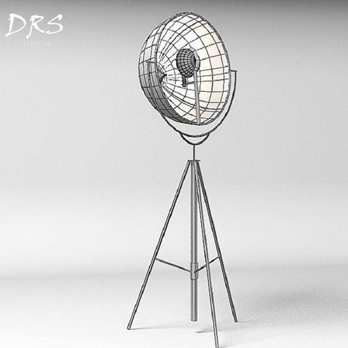 Lampadaire tripod de studio de photo Fortuny