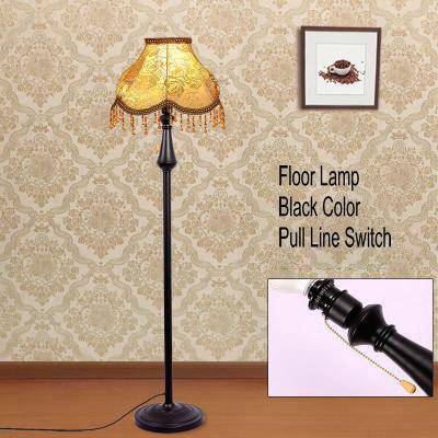 Lampadaire LED abat-jour en tissu sur pied - vue 4 sur 15