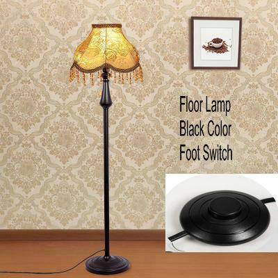 Lampadaire LED abat-jour en tissu sur pied - vue 10 sur 15