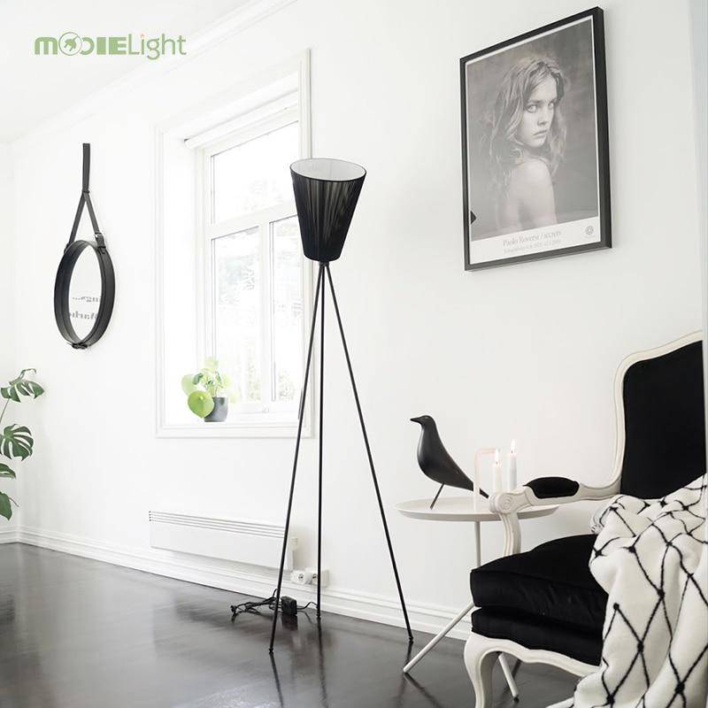 Lampadaire design tripod de couleur Oslo - vue 9 sur 12