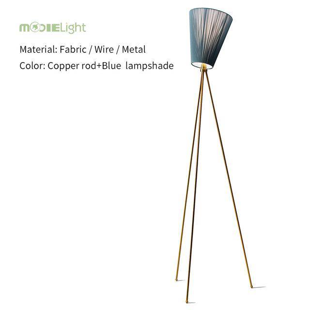 Lampadaire design tripod de couleur Oslo