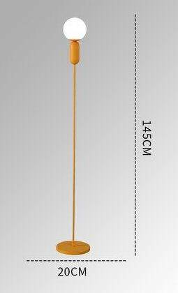 Lampadaire moderne minimaliste de couleur Candy