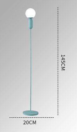 Lampadaire moderne minimaliste de couleur Candy