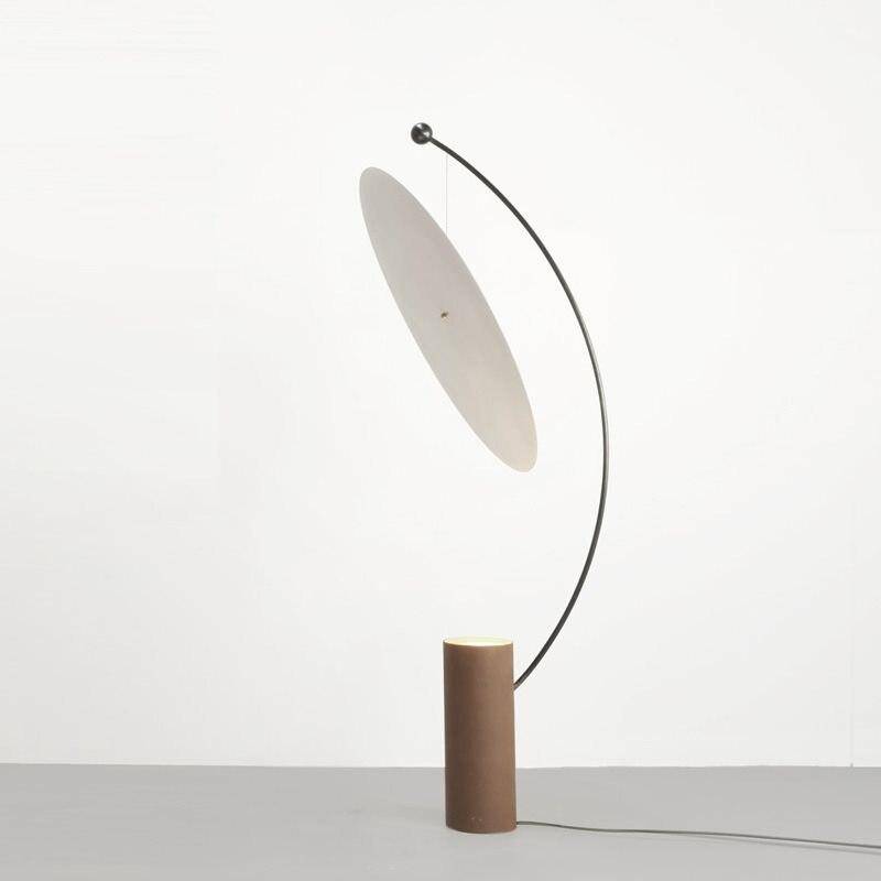 Lampadaire design à LED arrondi moderne Art