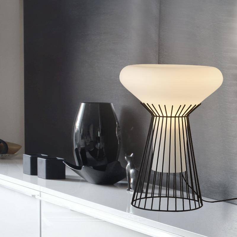 Lampe de chevet design LED cage Tafellamp